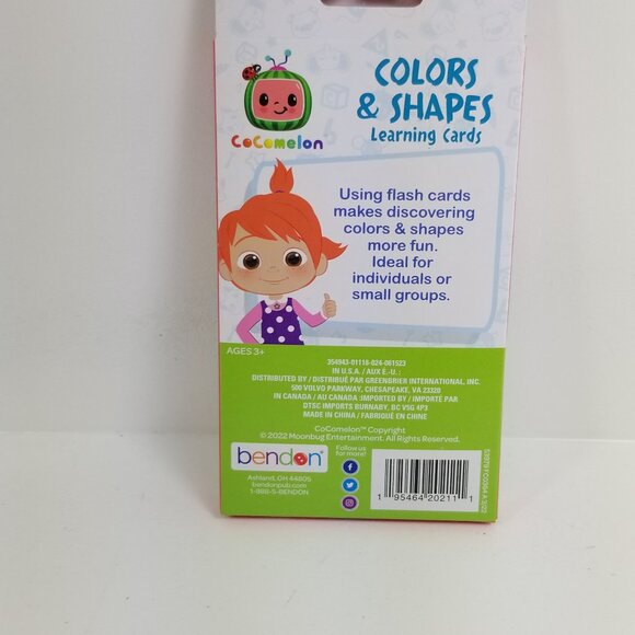 Cocomelon™ Colors & Shapes Flashcard Set - Picture 2 of 6